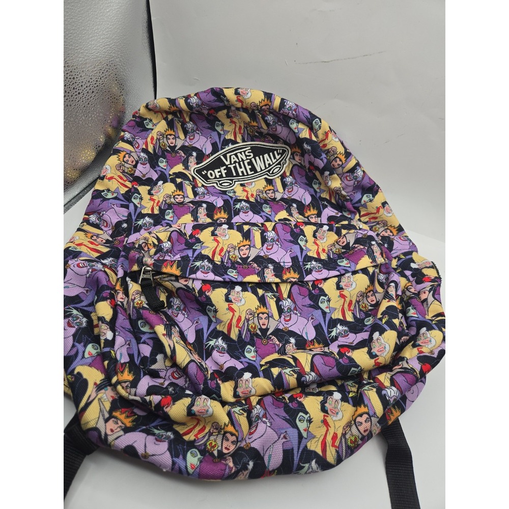 Vans X Disney Princess Villains Very Rare Limited Edition Backpack Bag.
